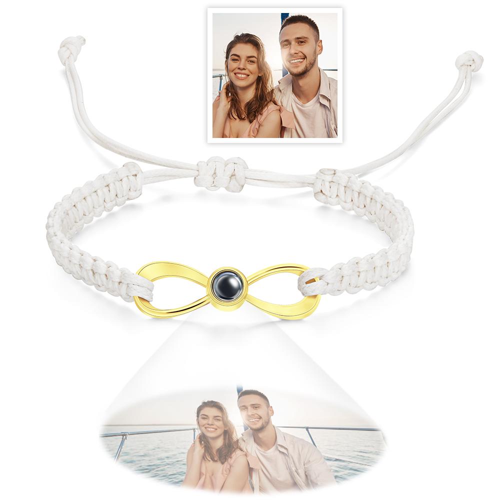 Custom Projection Photo Bracelet Creative Simple Gifts for Couple