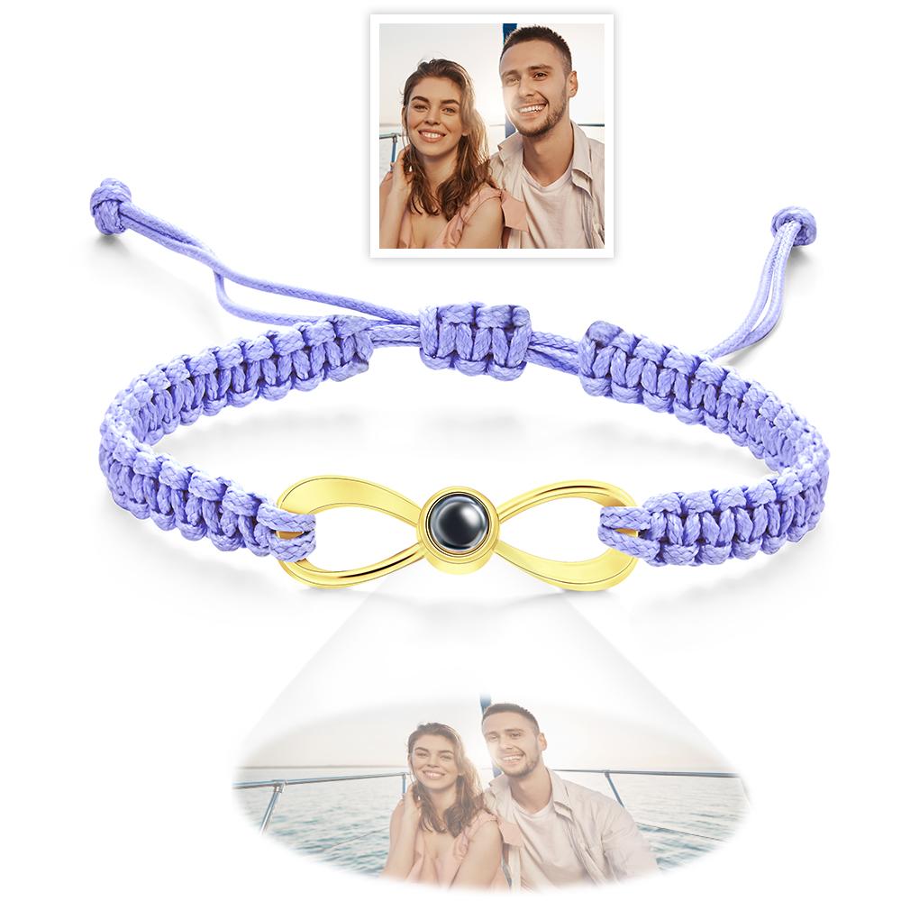 Custom Projection Photo Bracelet Creative Simple Gifts for Couple