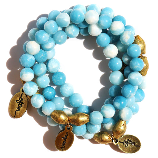 Larimar | Beaded Bracelet
