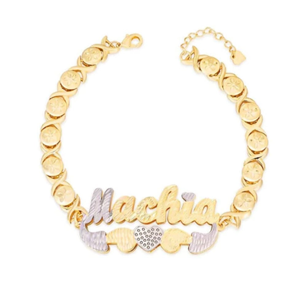 Personalized Name Bracelet Initial Chain Bracelet Jewelry Gifts For Men