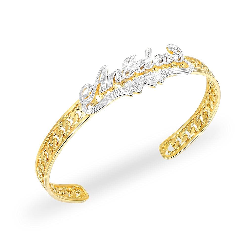 Personalized Name Bracelet Hollow Out Adjustable Bracelet Jewelry Gifts For Women