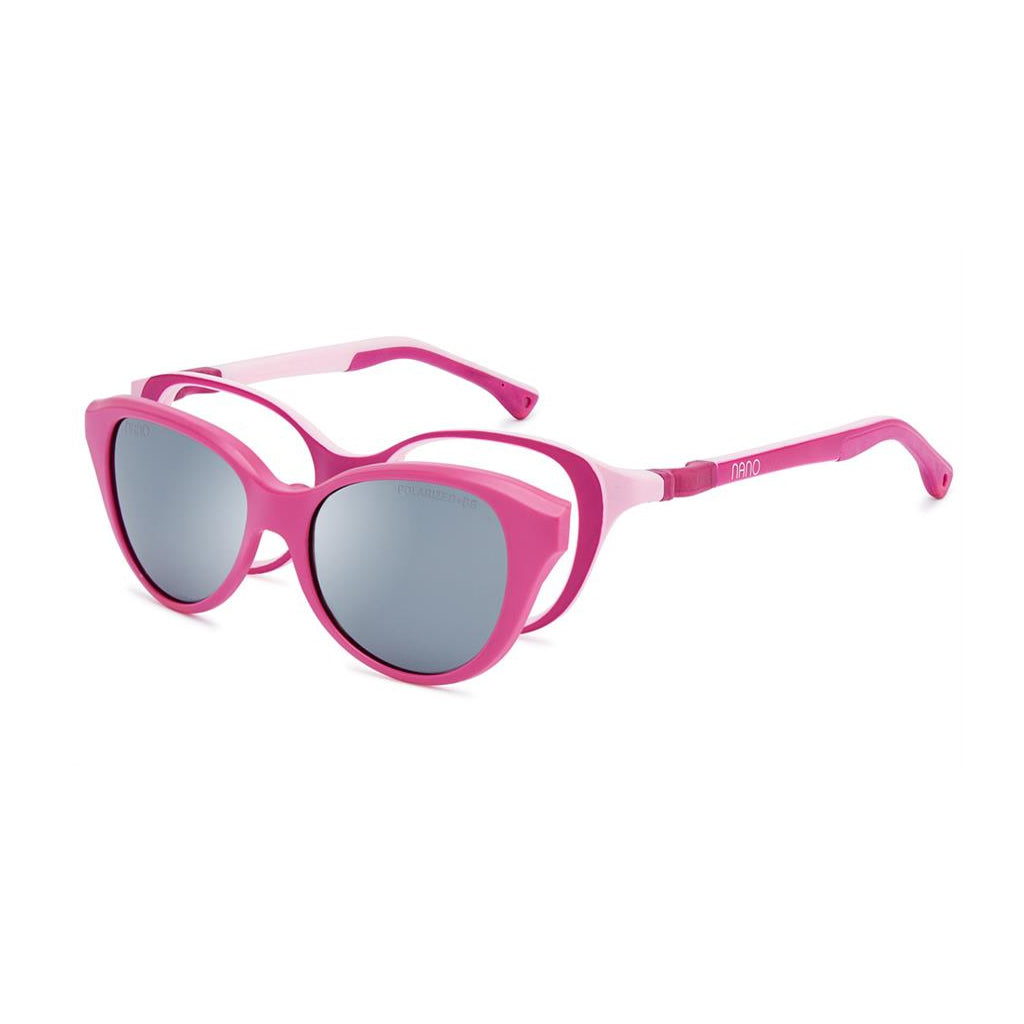 Nano Mimi Solar Clip Raspberry/Pink angled view