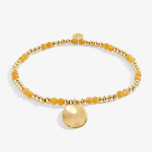 A Little Birthstone November Yellow Quartz - Gold