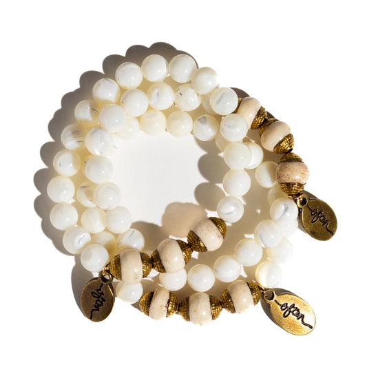 Mother of Pearl | Beaded Bracelet