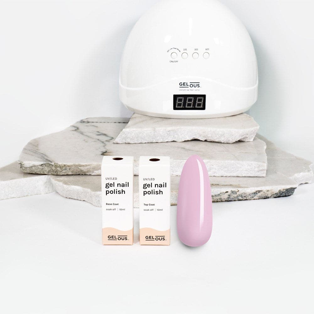 Gelous gel nail polish Birthday Cake Basic Pack - photographed in New Zealand