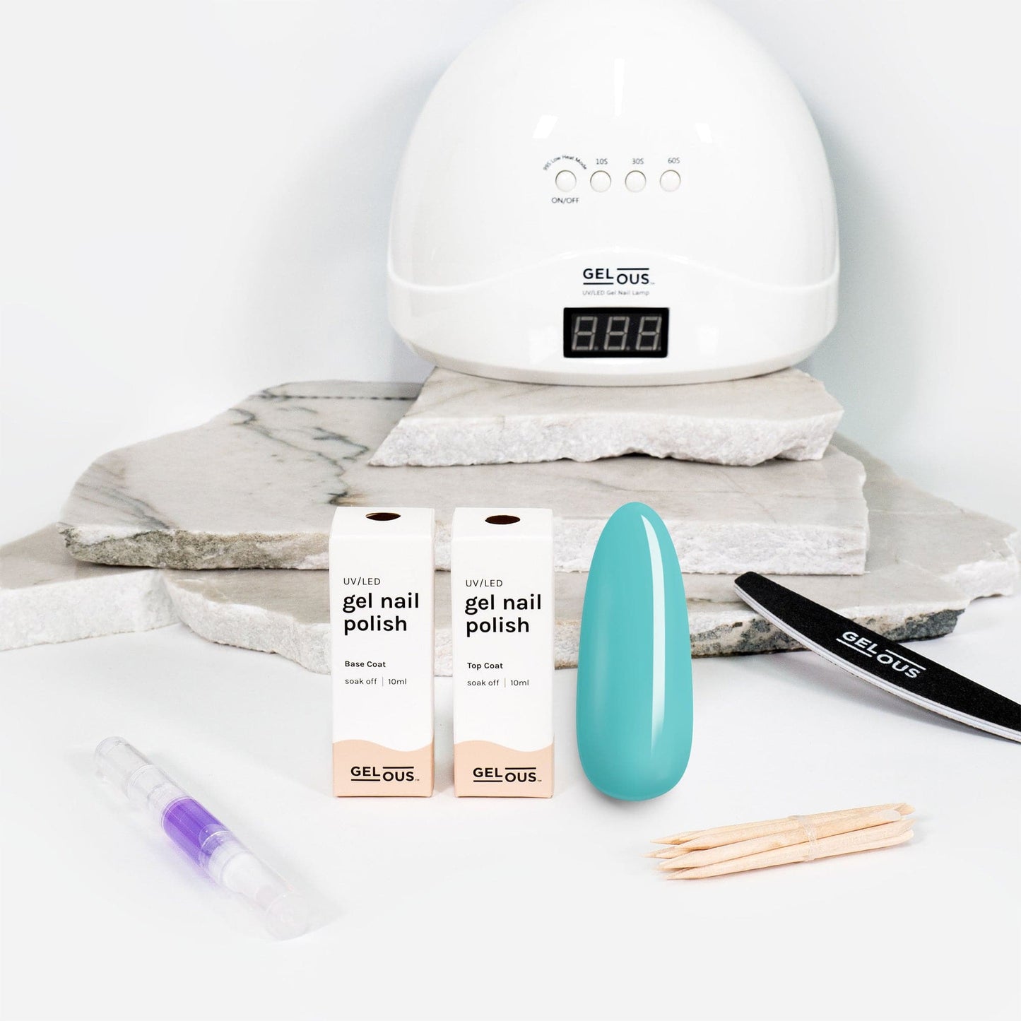 Gelous gel nail polish Blue Spring Essentials Pack - photographed in New Zealand