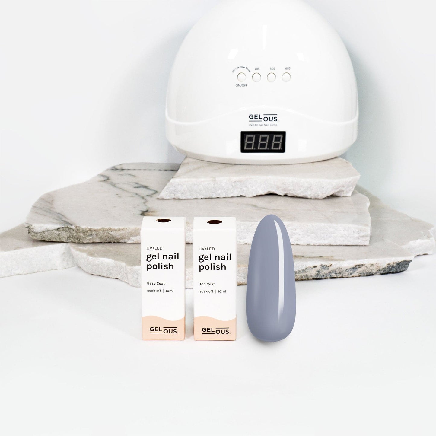 Gelous gel nail polish Better Slate Than Never Basic Pack - photographed in New Zealand