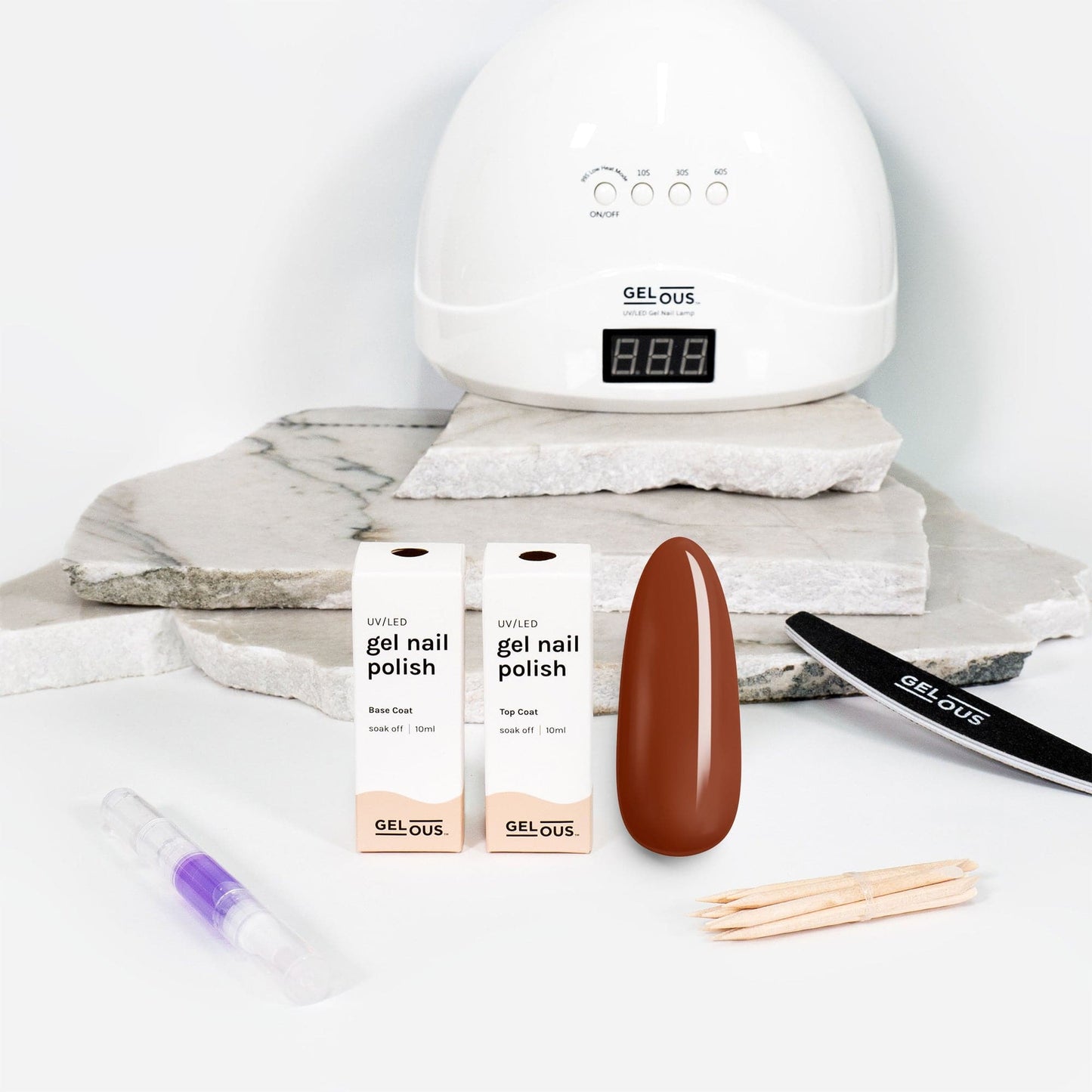 Gelous gel nail polish Dirtbag Essentials Pack - photographed in New Zealand