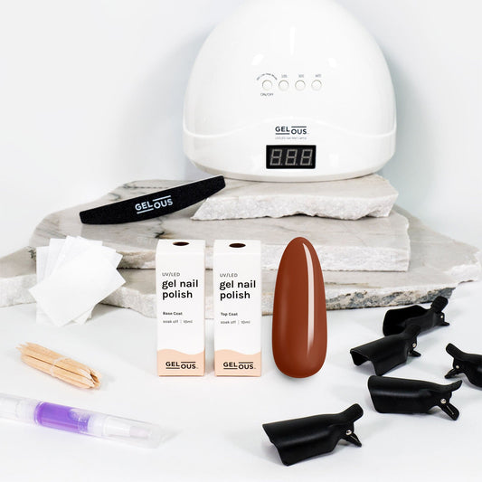 Gelous gel nail polish Dirtbag Starter Pack - photographed in New Zealand