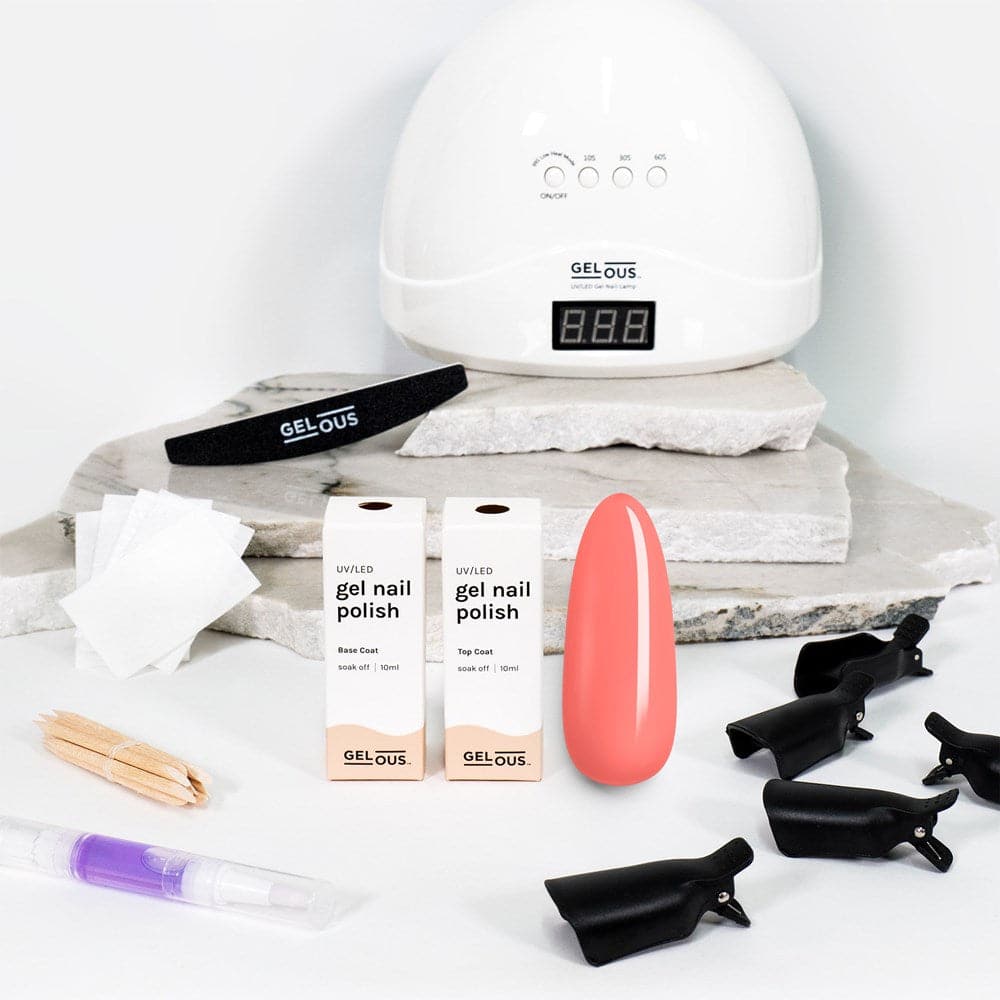 Gelous gel nail polish Malibu Starter Pack - photographed in New Zealand