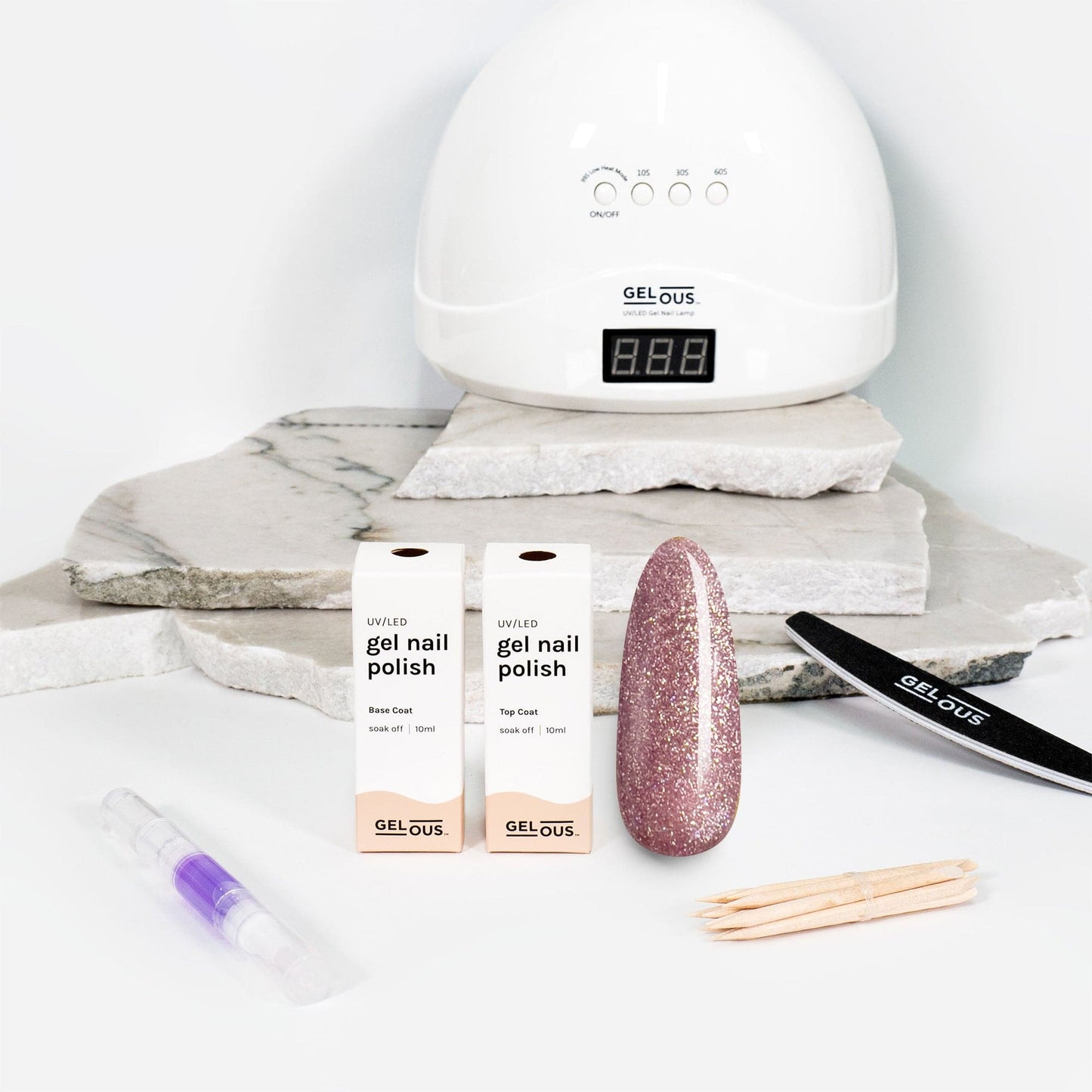 Gelous gel nail polish Mysterious Girl Essentials Pack - photographed in New Zealand