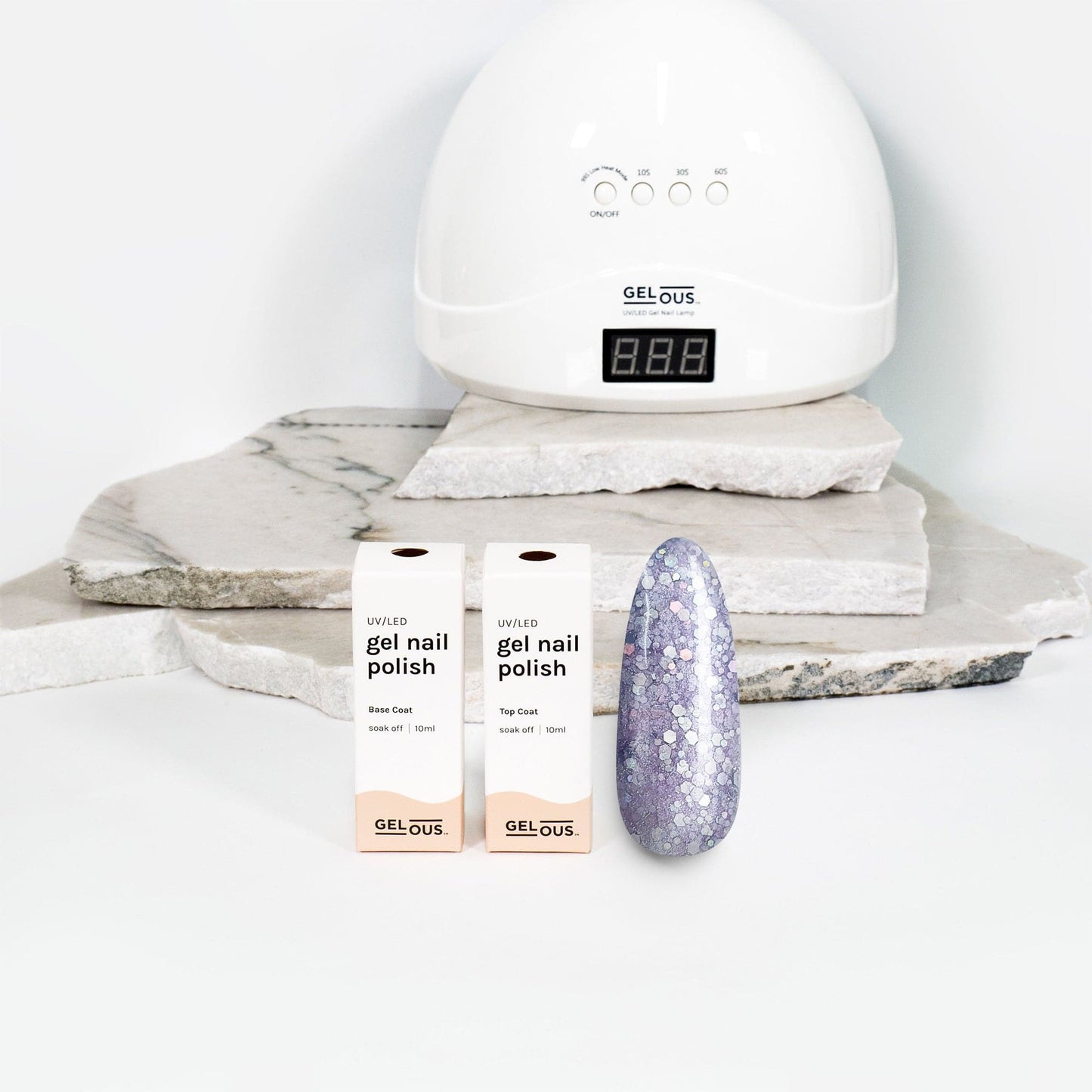 Gelous gel nail polish Milky Way Basic Pack - photographed in New Zealand