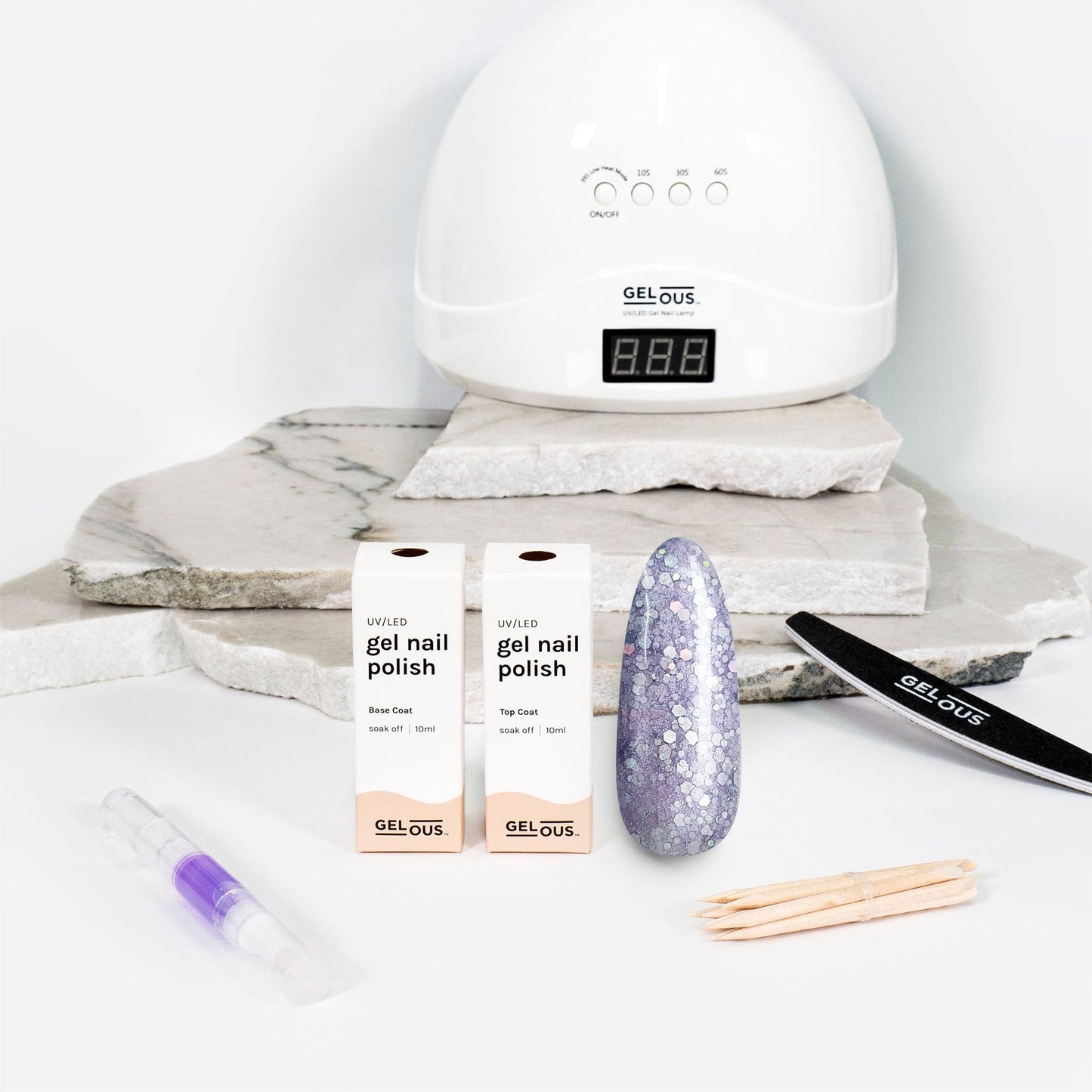 Gelous gel nail polish Milky Way Essentials Pack - photographed in New Zealand