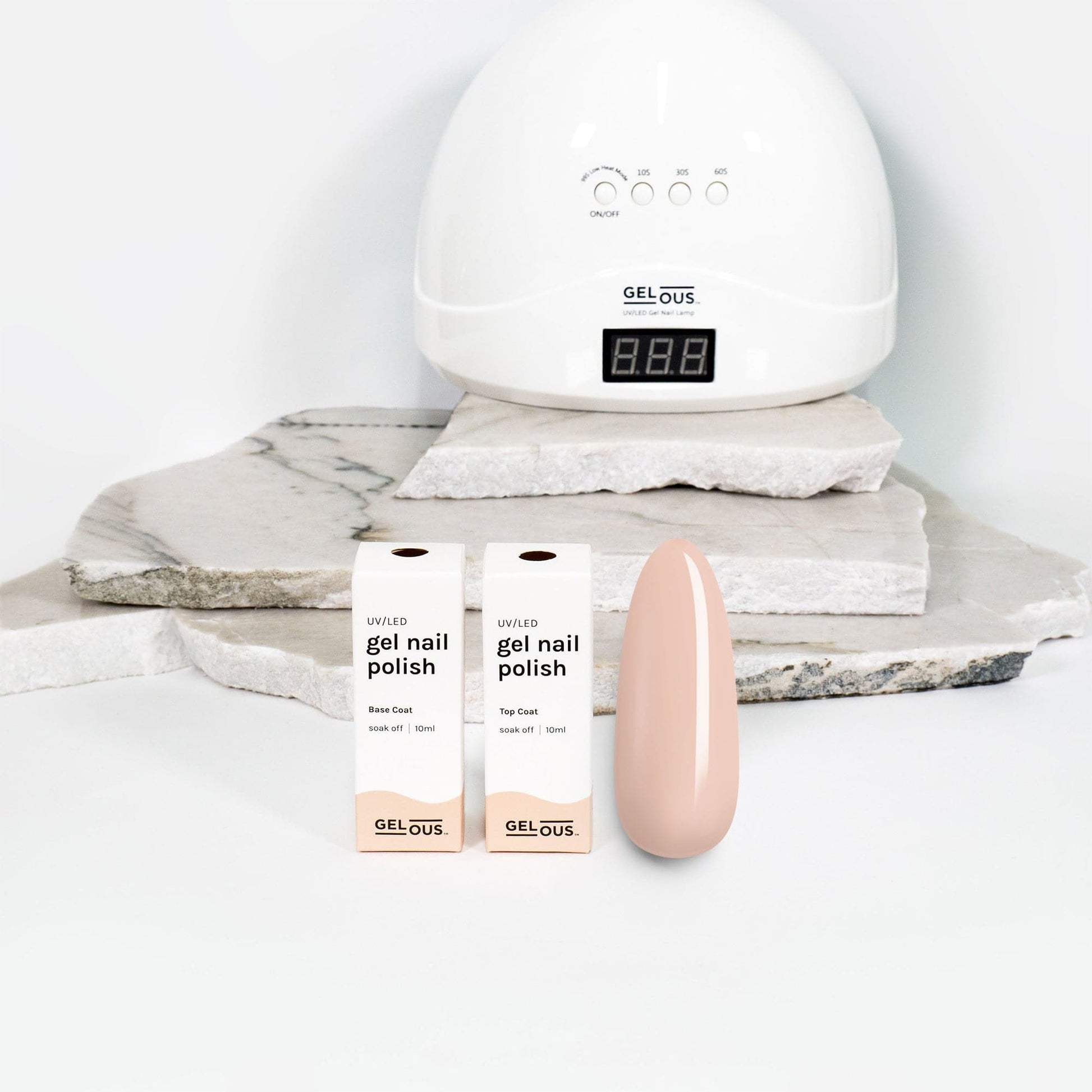 Gelous gel nail polish Seashells Basic Pack - photographed in New Zealand