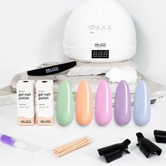 Gelous gel nail polish Soft Polish Starter Pack - photographed in New Zealand