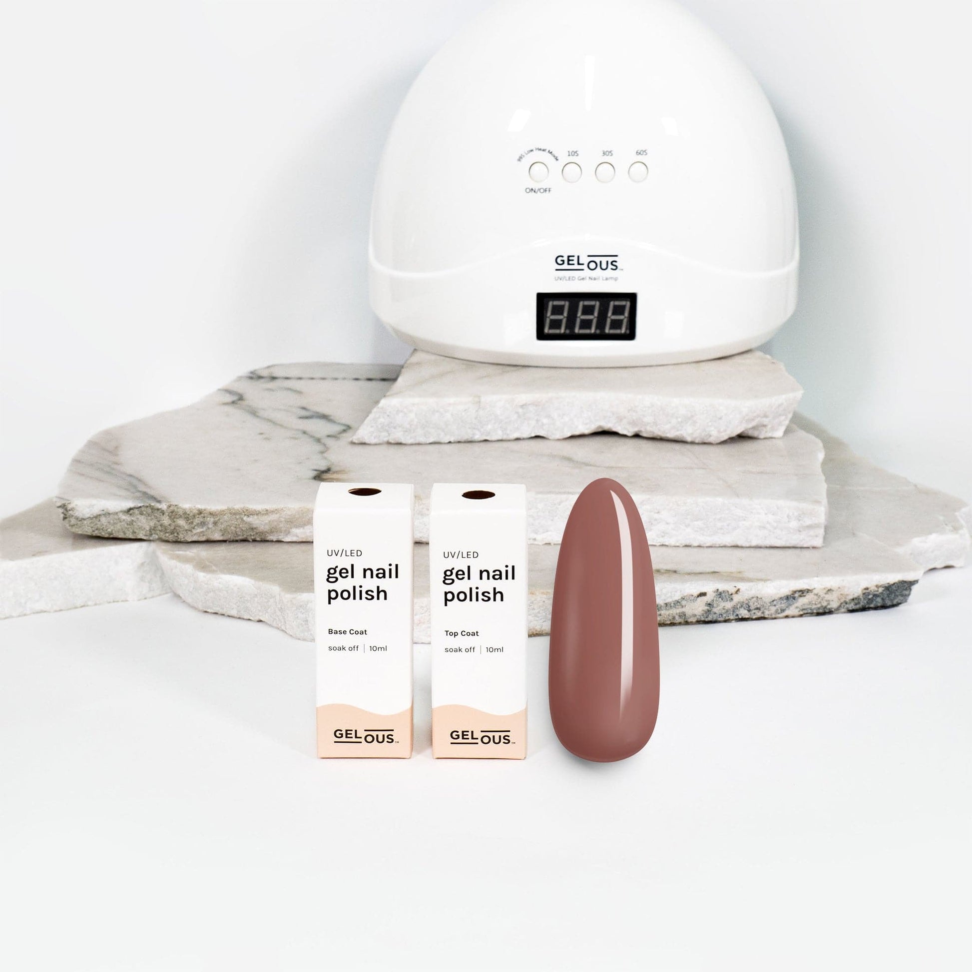 Gelous gel nail polish Stuck in the Mud Basic Pack - photographed in New Zealand