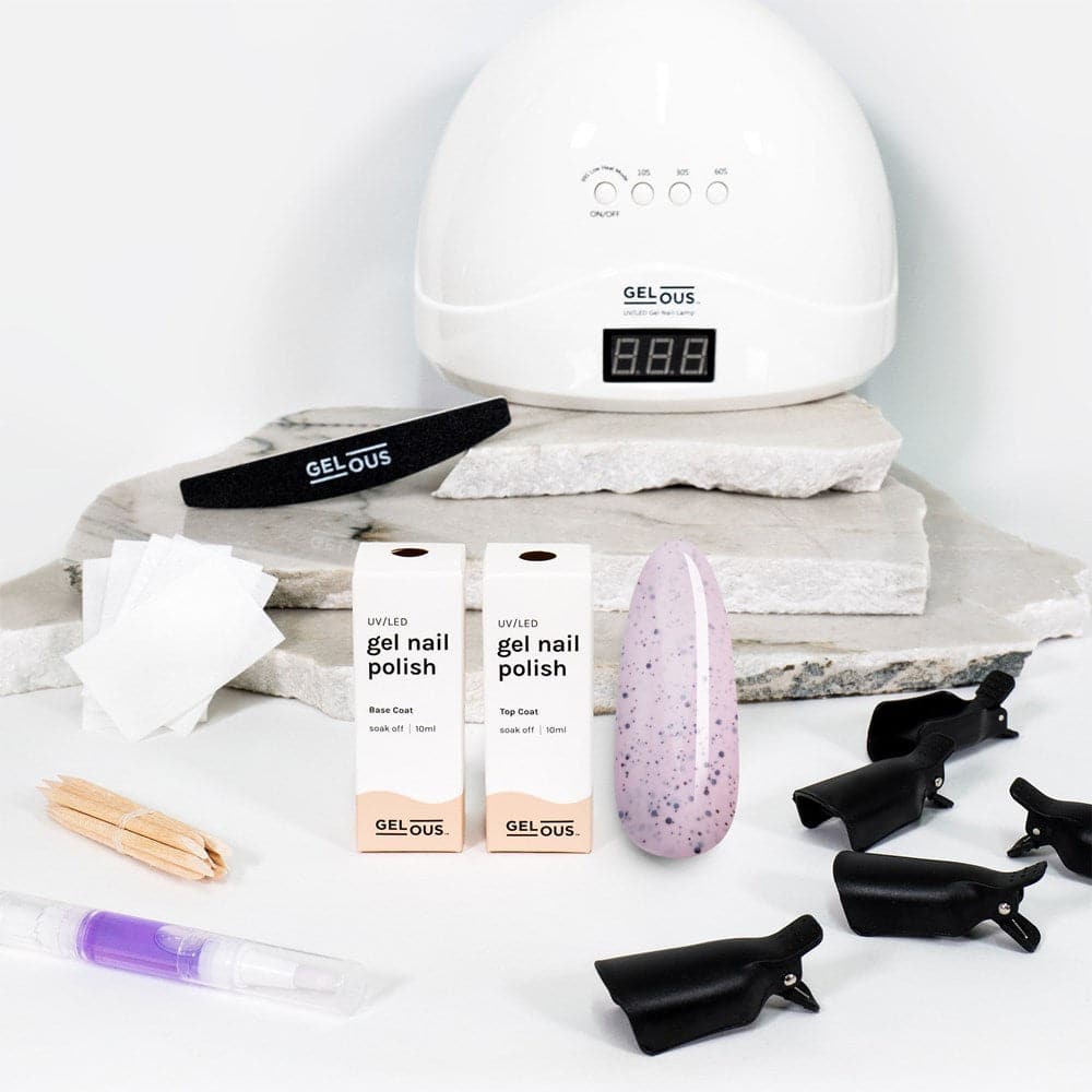 Gelous gel nail polish Speckled Egg Starter Pack - photographed in New Zealand