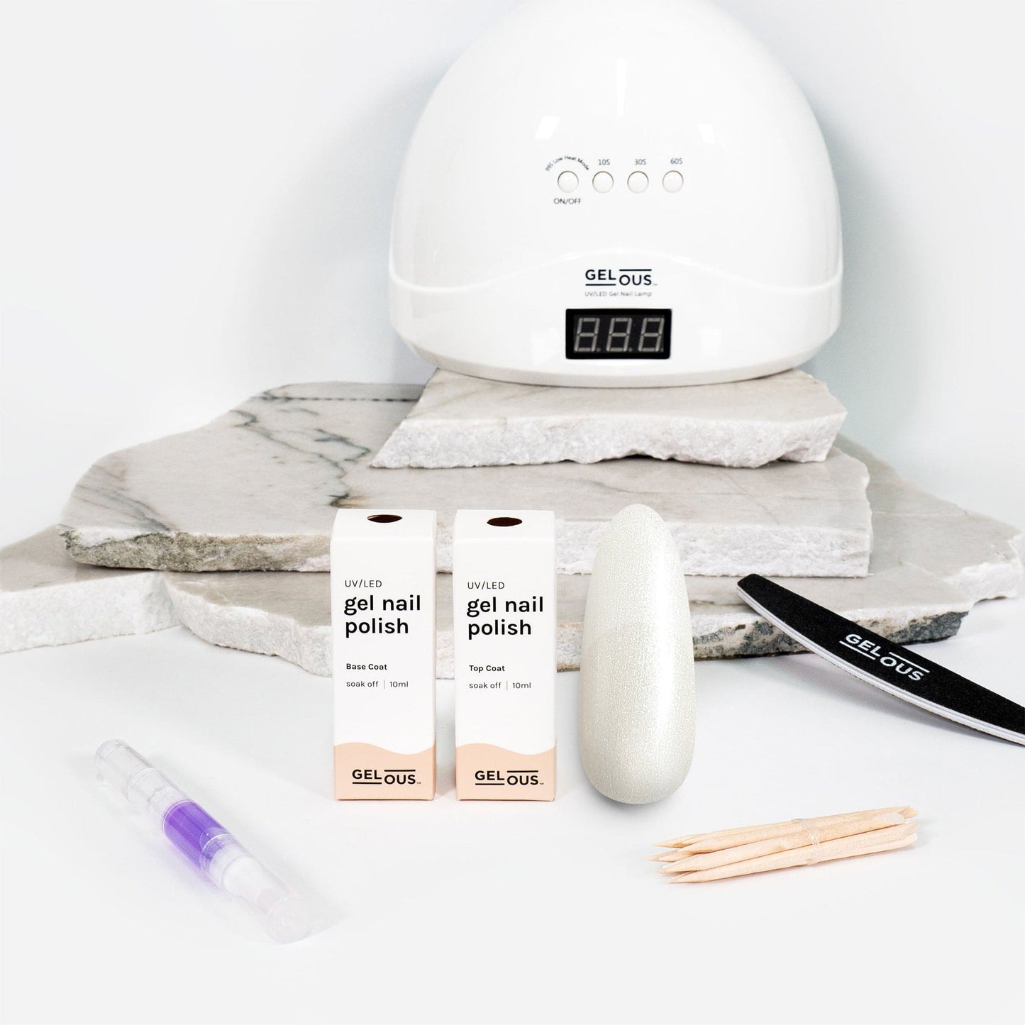 Gelous gel nail polish Snow Place Like Home Essentials Pack - photographed in New Zealand