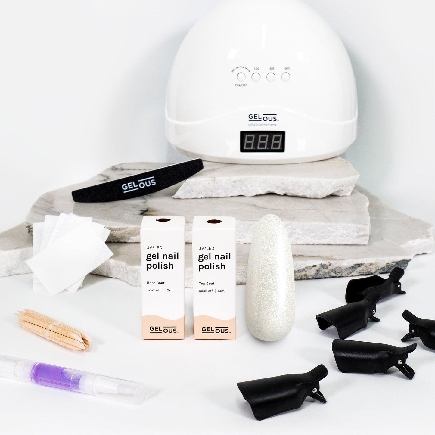 Gelous gel nail polish Snow Place Like Home Starter Pack - photographed in New Zealand