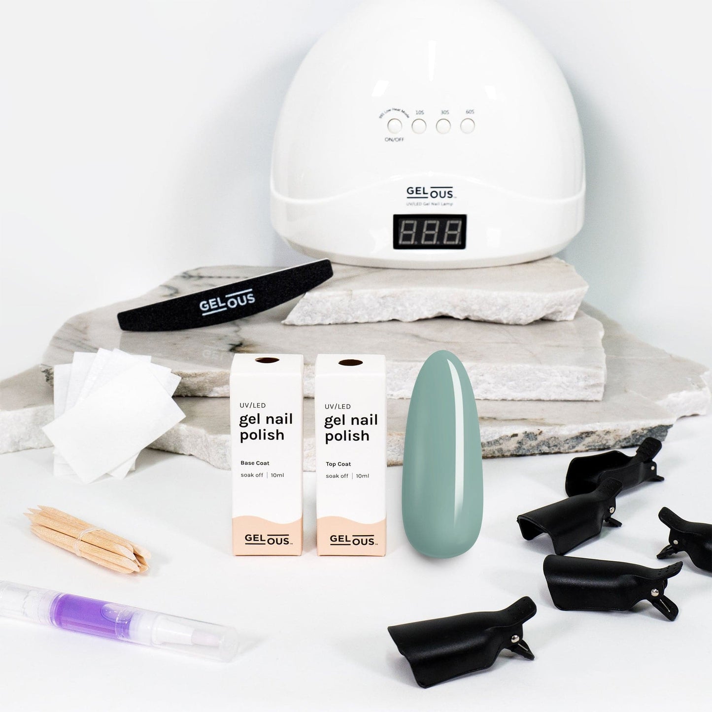 Gelous gel nail polish Stormy Seas Starter Pack - photographed in New Zealand