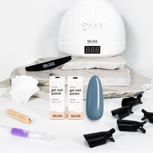 Gelous gel nail polish When It Rains It Pours Starter Pack- photographed in New Zealand