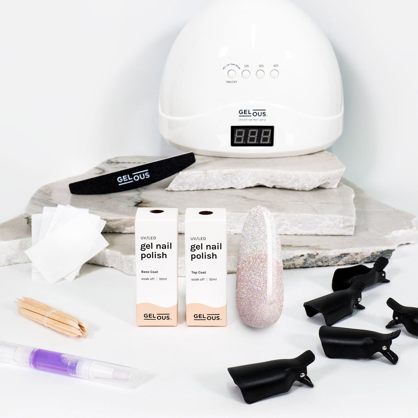 Gelous gel nail polish Winter Wonderland Starter Pack - photographed in New Zealand