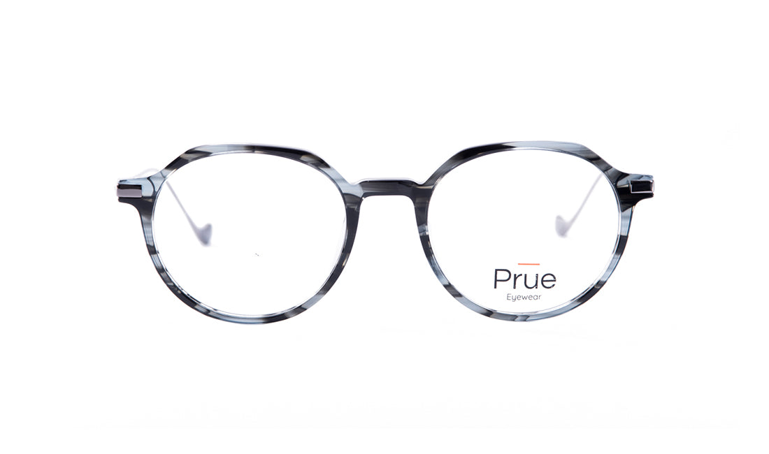 Frames Ayla Black, Blue, Frames, Grey, Plastic, Prescription, Prue, Round, Small, Womens
