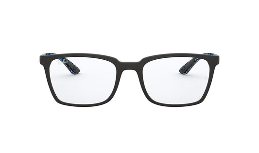 Frames Rayban 0RX8906 Black, Frames, Grey, Medium, Mens, Plastic, Prescription, Rayban, Rectangle