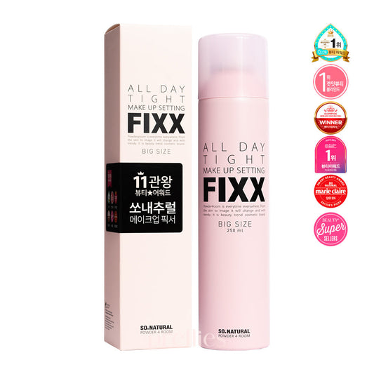 So Natural FIXX All Day Tight Make Up Setting Fixer 250ml