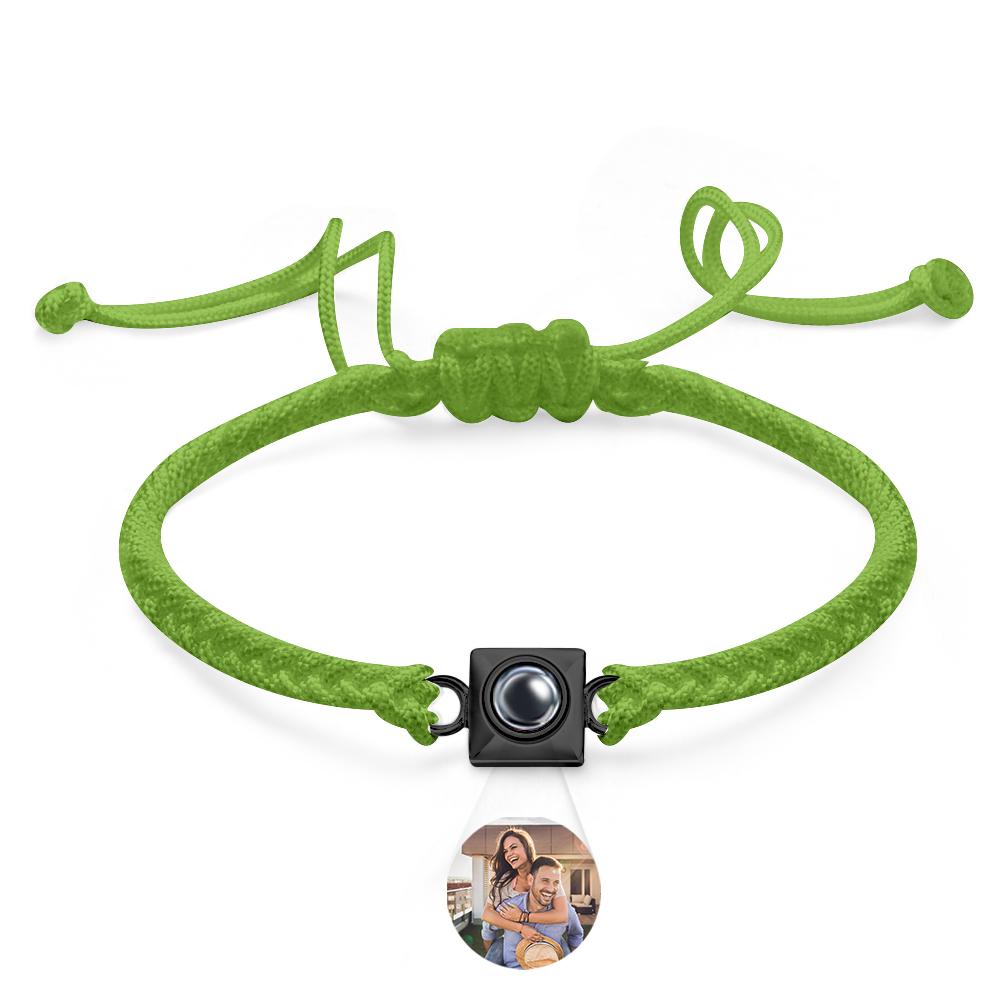 Custom Projection Bracelet Square Weave Sports Gift for Men