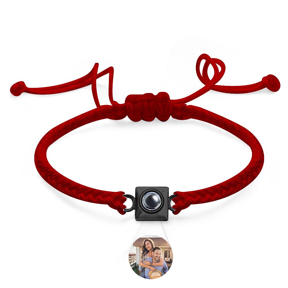 Custom Projection Bracelet Square Weave Sports Gift for Men