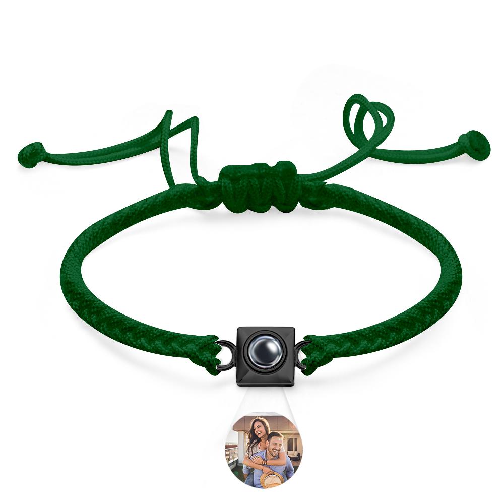 Custom Projection Bracelet Square Weave Sports Gift for Men