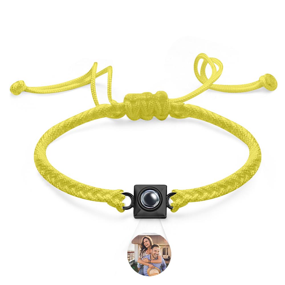 Custom Projection Bracelet Square Weave Sports Gift for Men