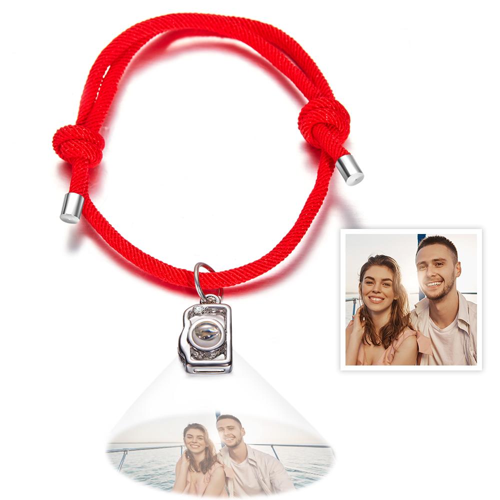Custom Projection Photo Bracelet Creative Camera Couple Gifts