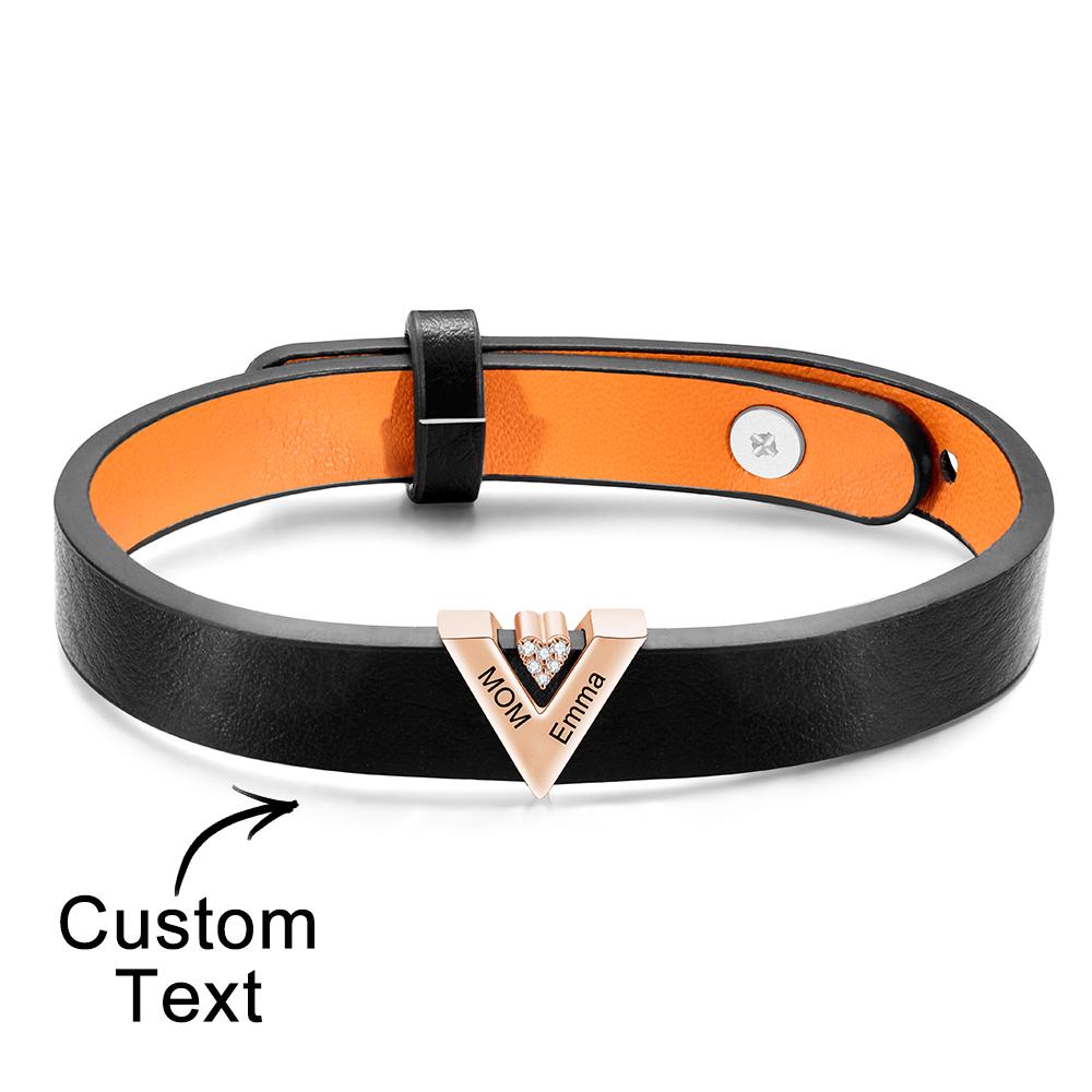Custom Engraved Bracelet Simple Fashion Advanced Gifts