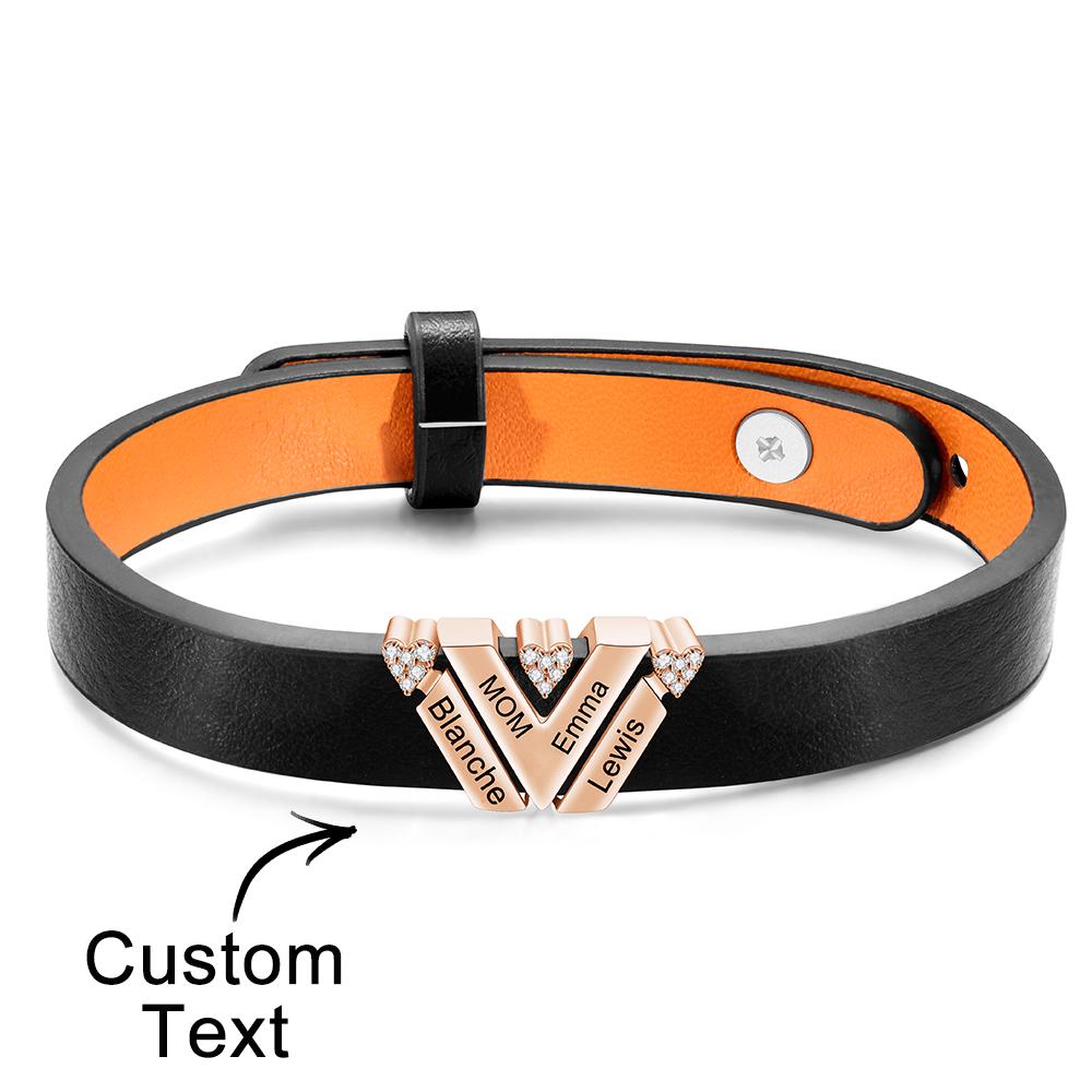 Custom Engraved Bracelet Simple Fashion Advanced Gifts