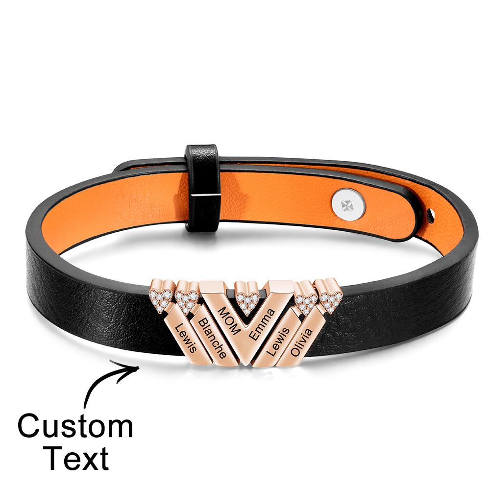 Custom Engraved Bracelet Simple Fashion Advanced Gifts