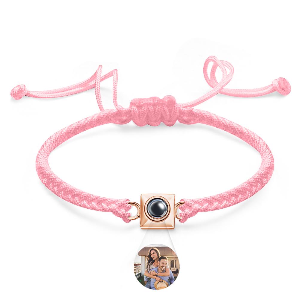 Custom Projection Bracelet Square Weave Sports Gift for Men