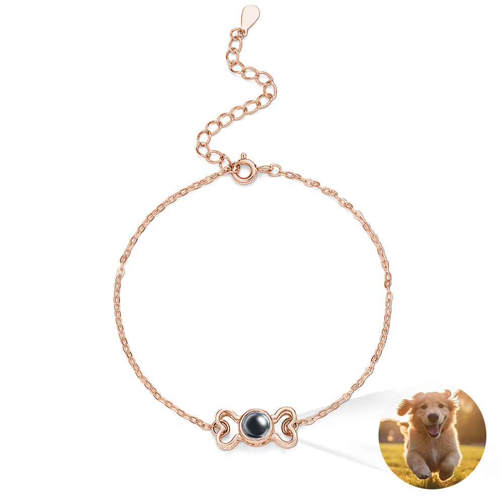 Custom Projection Bracelet Cute Bone Gift for Her