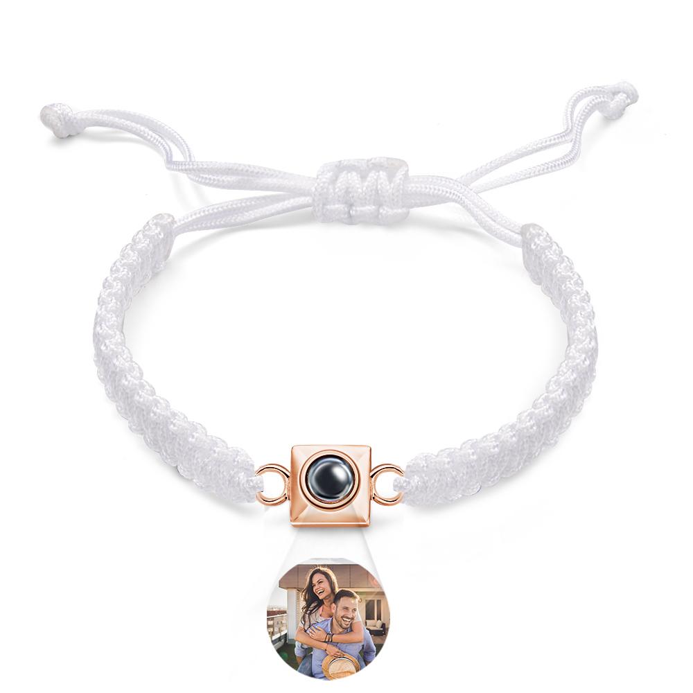 Custom Projection Bracelet Weave Fashion Gift for Men