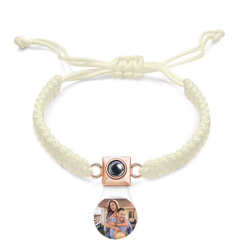 Custom Projection Bracelet Weave Fashion Gift for Men