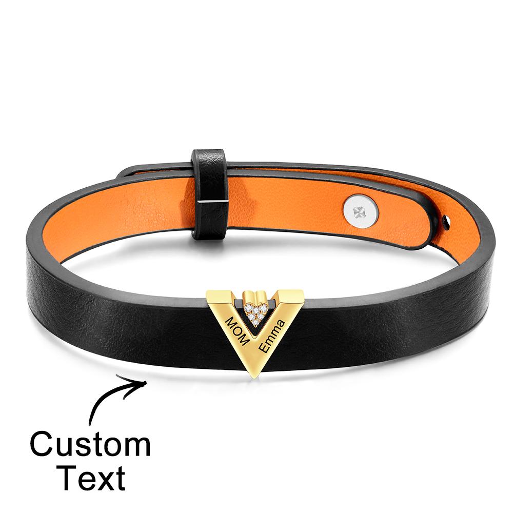 Custom Engraved Bracelet Simple Fashion Advanced Gifts