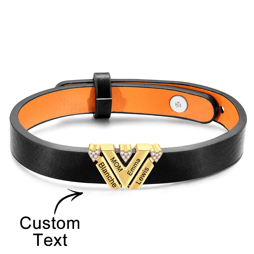 Custom Engraved Bracelet Simple Fashion Advanced Gifts