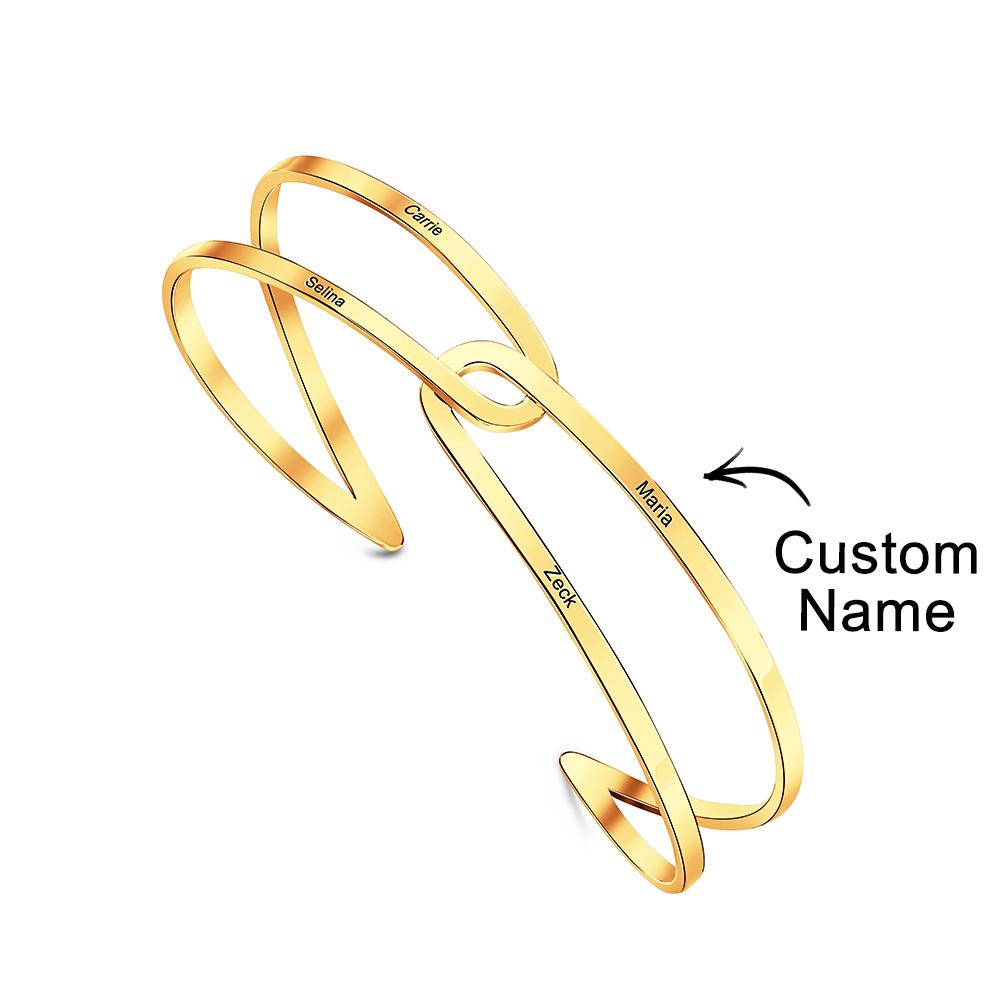 Custom Adjustable Cuff Couple Bracelet Gift Personalized Jewelry Birthday Bridesmaid for Her