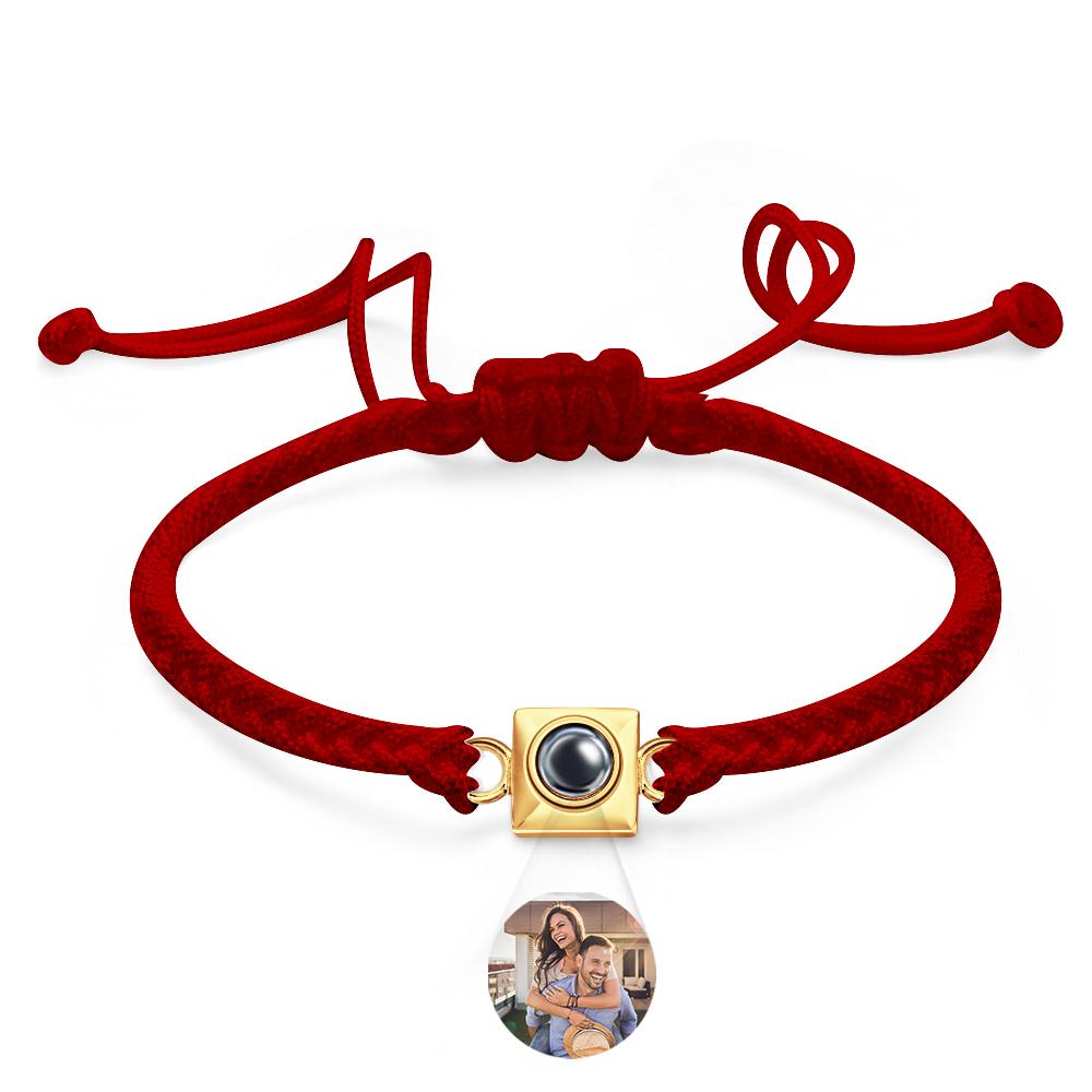 Custom Projection Bracelet Square Weave Sports Gift for Men