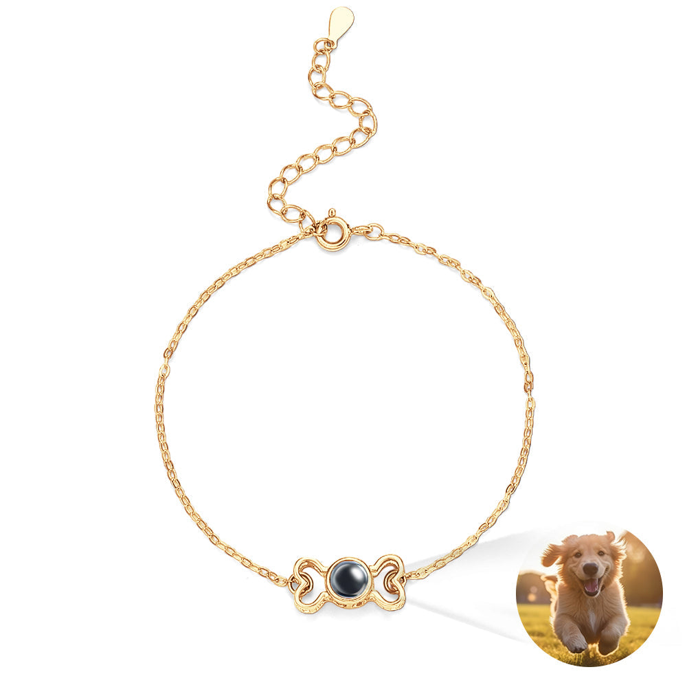 Custom Projection Bracelet Cute Bone Gift for Her
