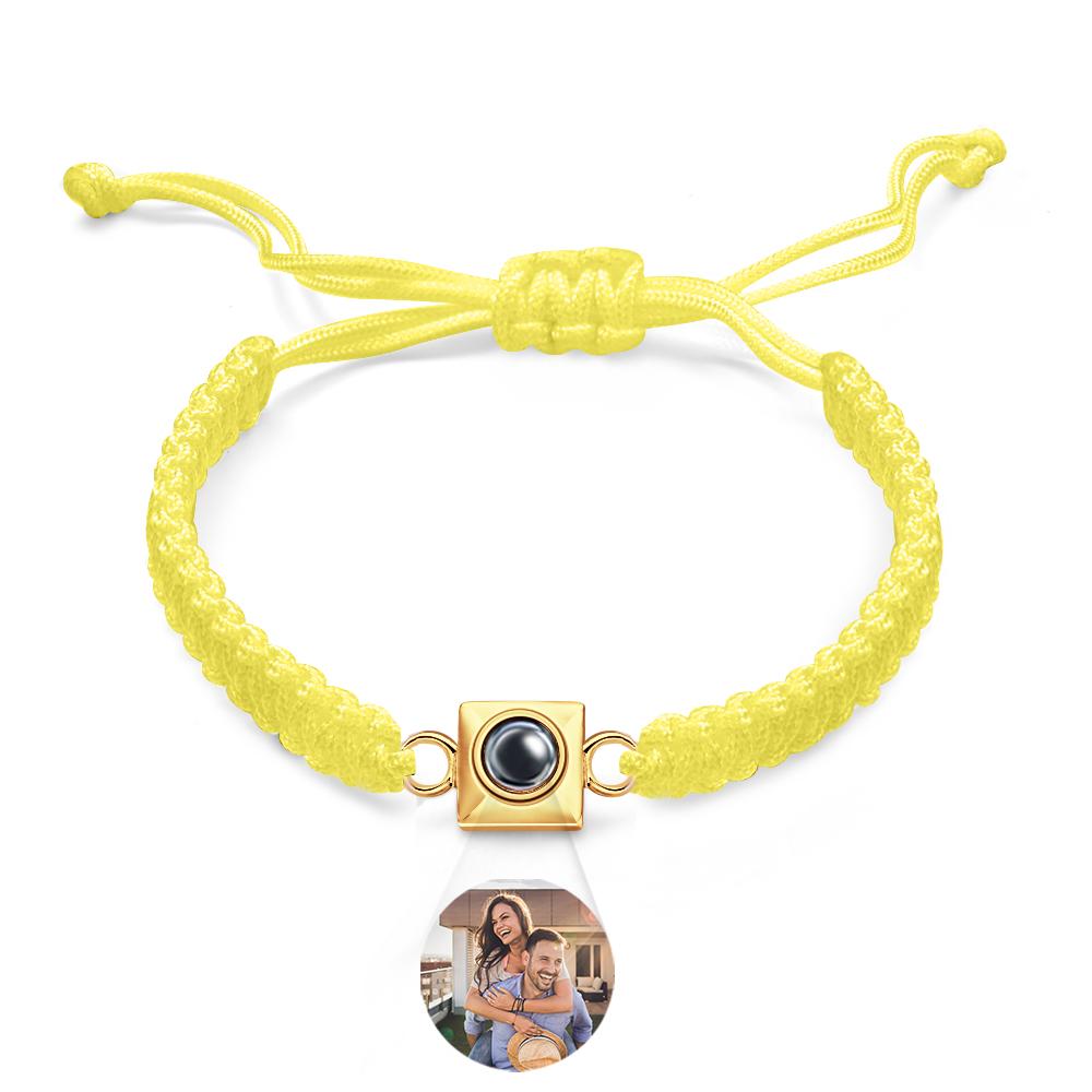 Custom Projection Bracelet Weave Fashion Gift for Men