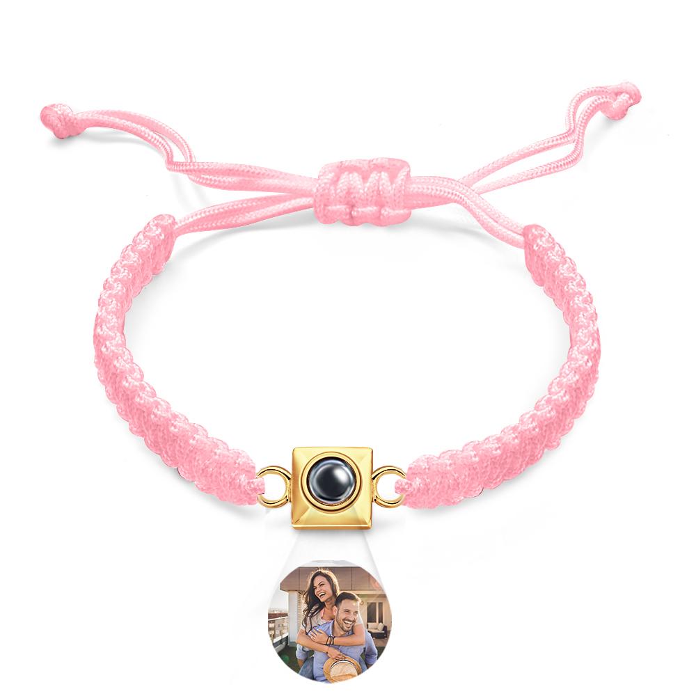 Custom Projection Bracelet Weave Fashion Gift for Men