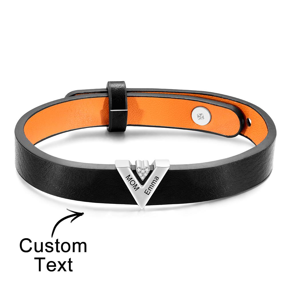 Custom Engraved Bracelet Simple Fashion Advanced Gifts