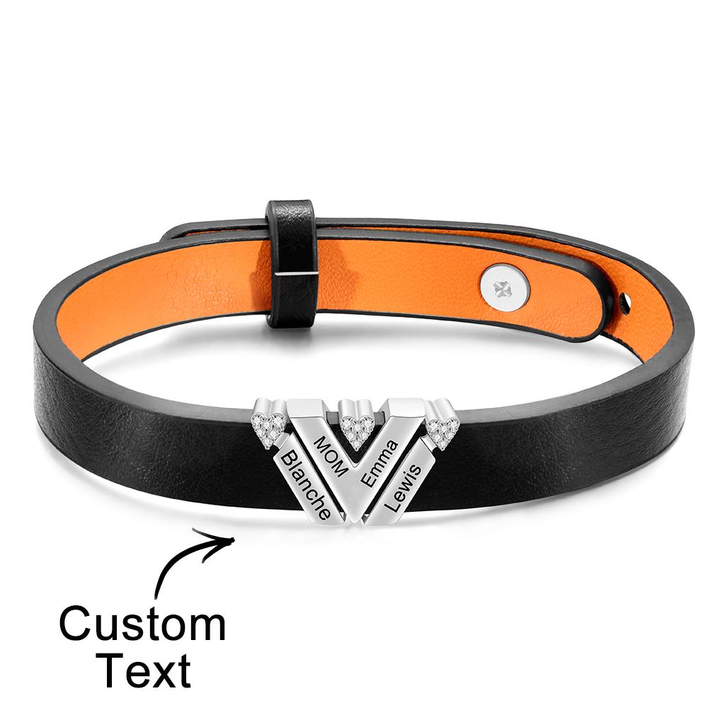 Custom Engraved Bracelet Simple Fashion Advanced Gifts